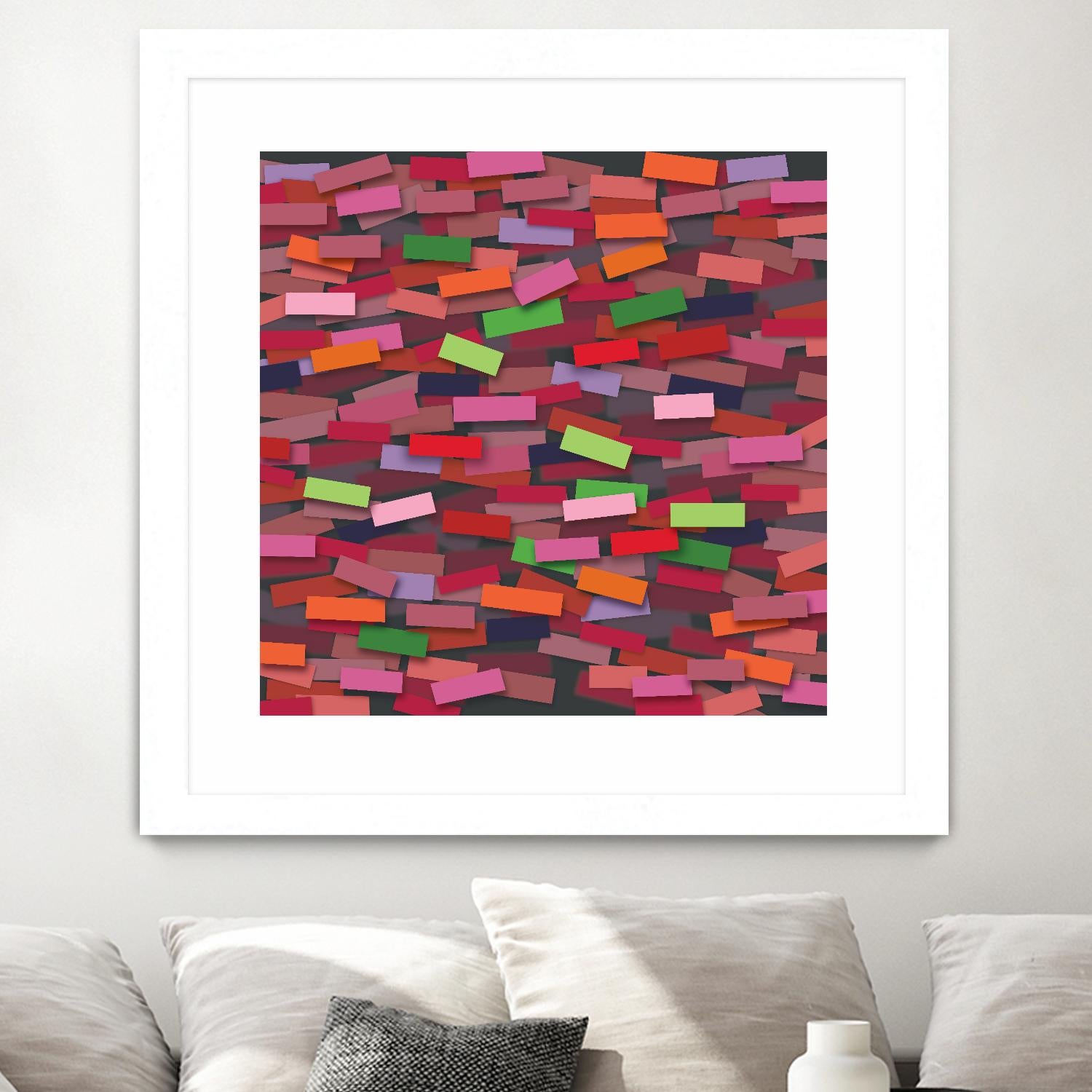 OCEAN- rouge by Celine Cimon on GIANT ART - red abstract canadian artist