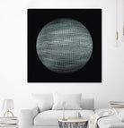 ORB - fond noir by Celine Cimon on GIANT ART - black abstract canadian