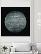 ORB - fond noir by Celine Cimon on GIANT ART - black abstract canadian