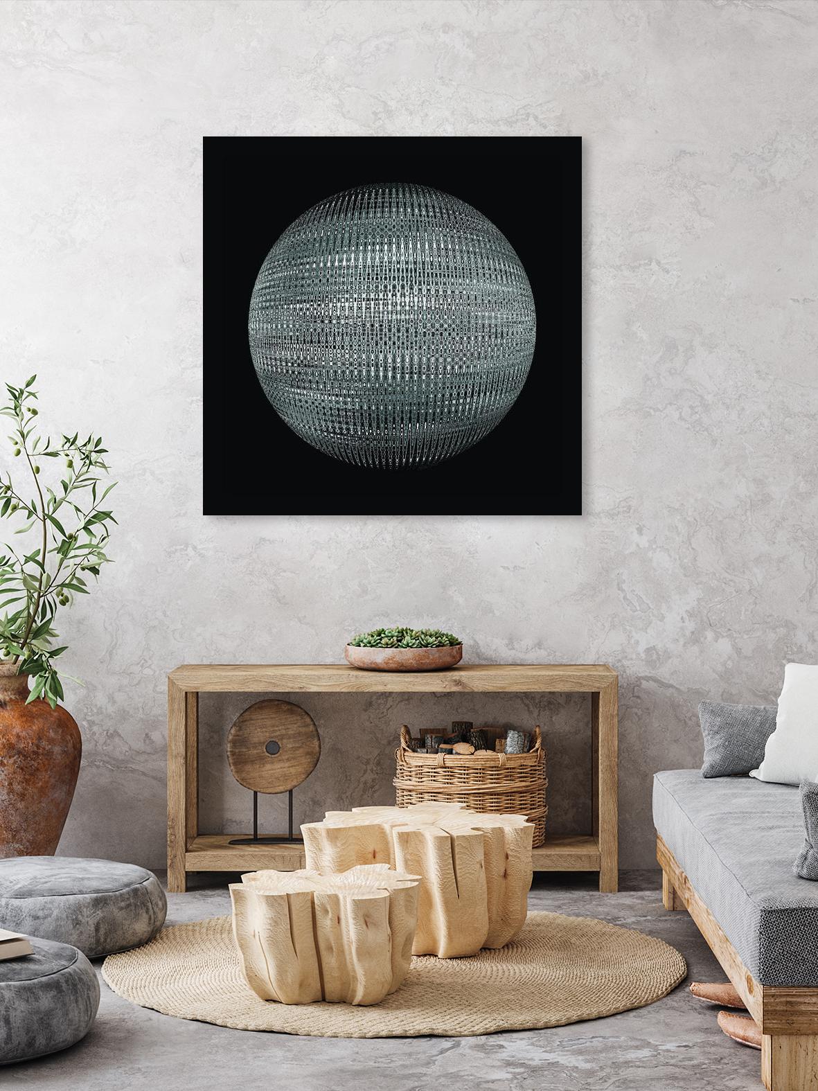ORB - fond noir by Celine Cimon on GIANT ART - black abstract canadian