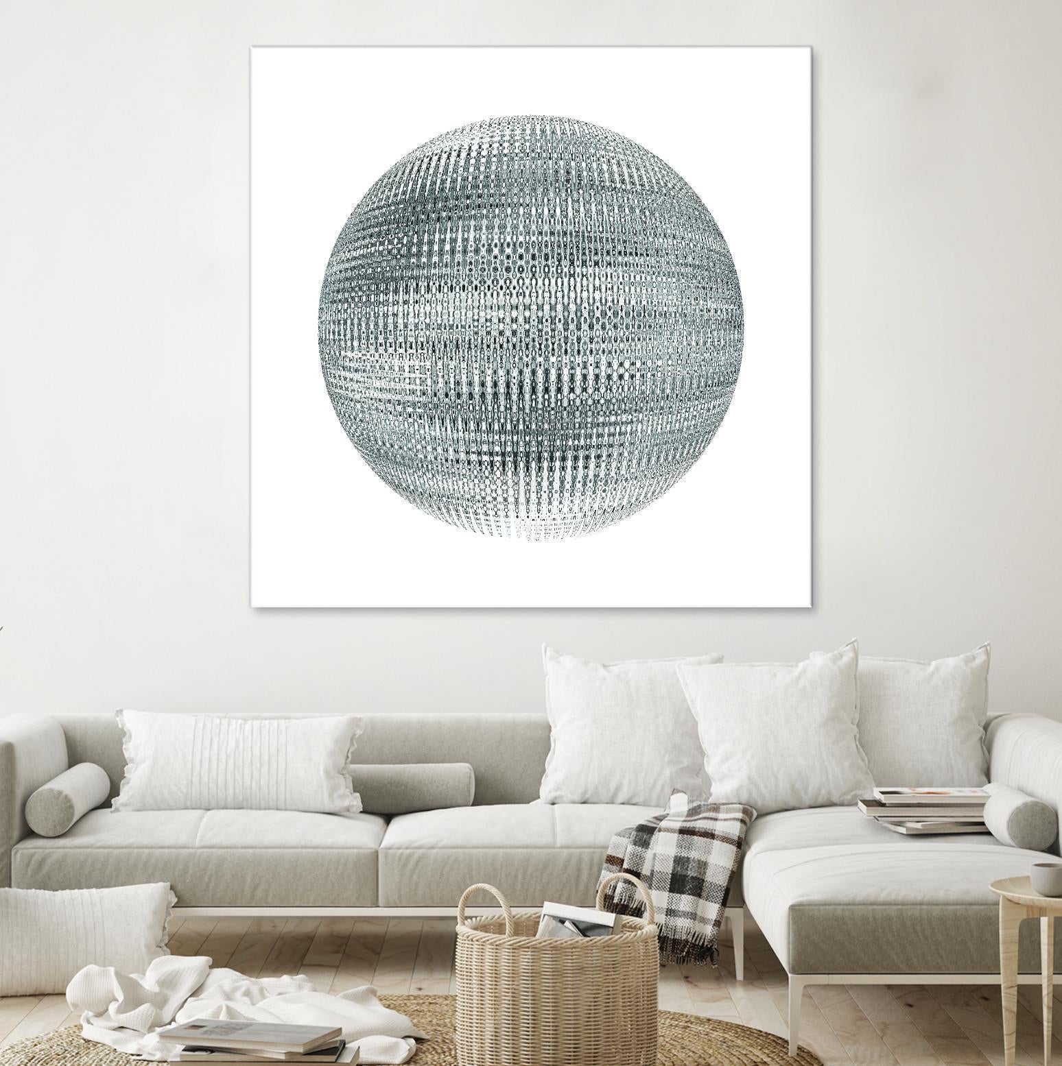 ORB - fond blanc by Celine Cimon on GIANT ART - white abstract canadian artist
