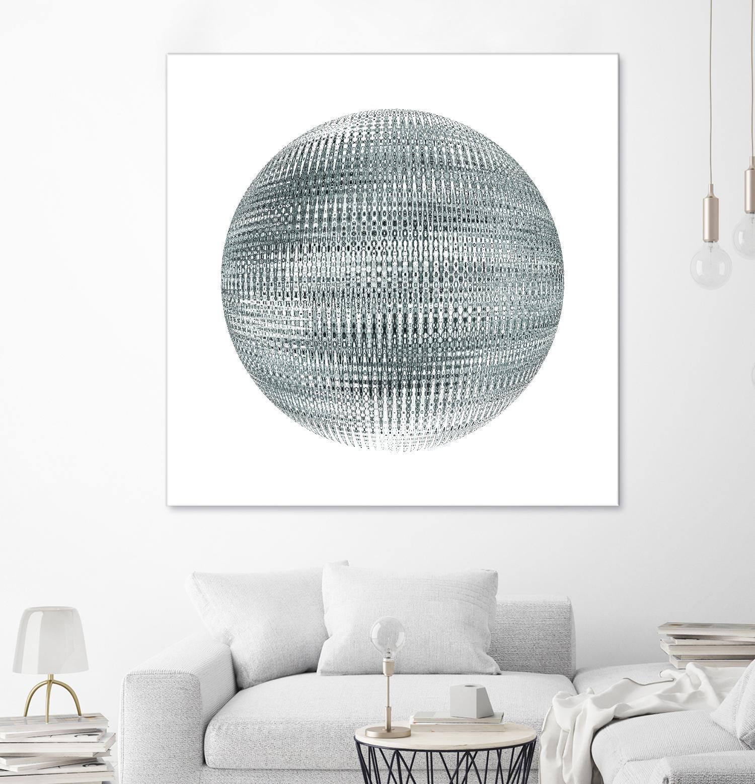 ORB - fond blanc by Celine Cimon on GIANT ART - white abstract canadian artist