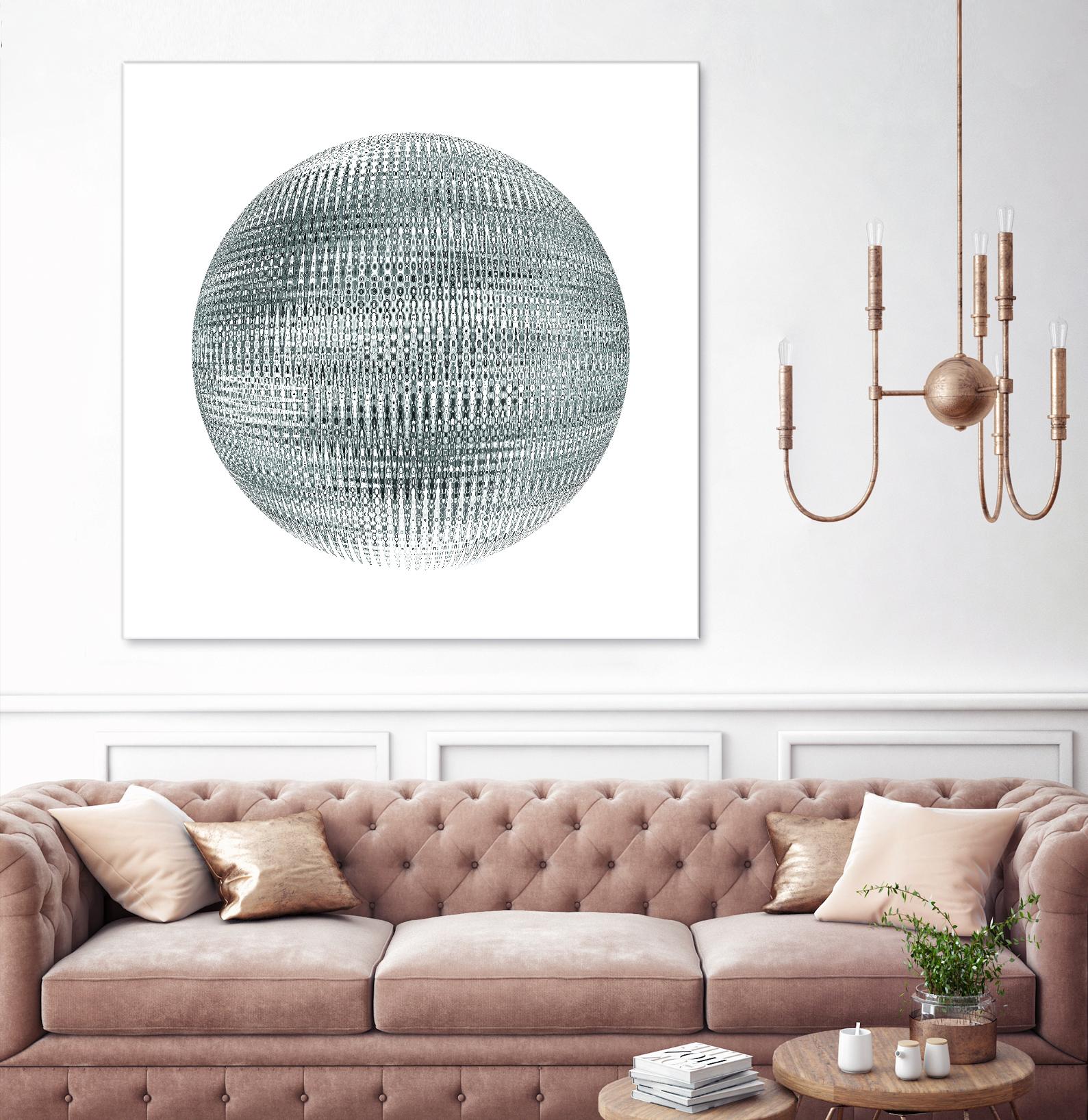 ORB - fond blanc by Celine Cimon on GIANT ART - white abstract canadian artist