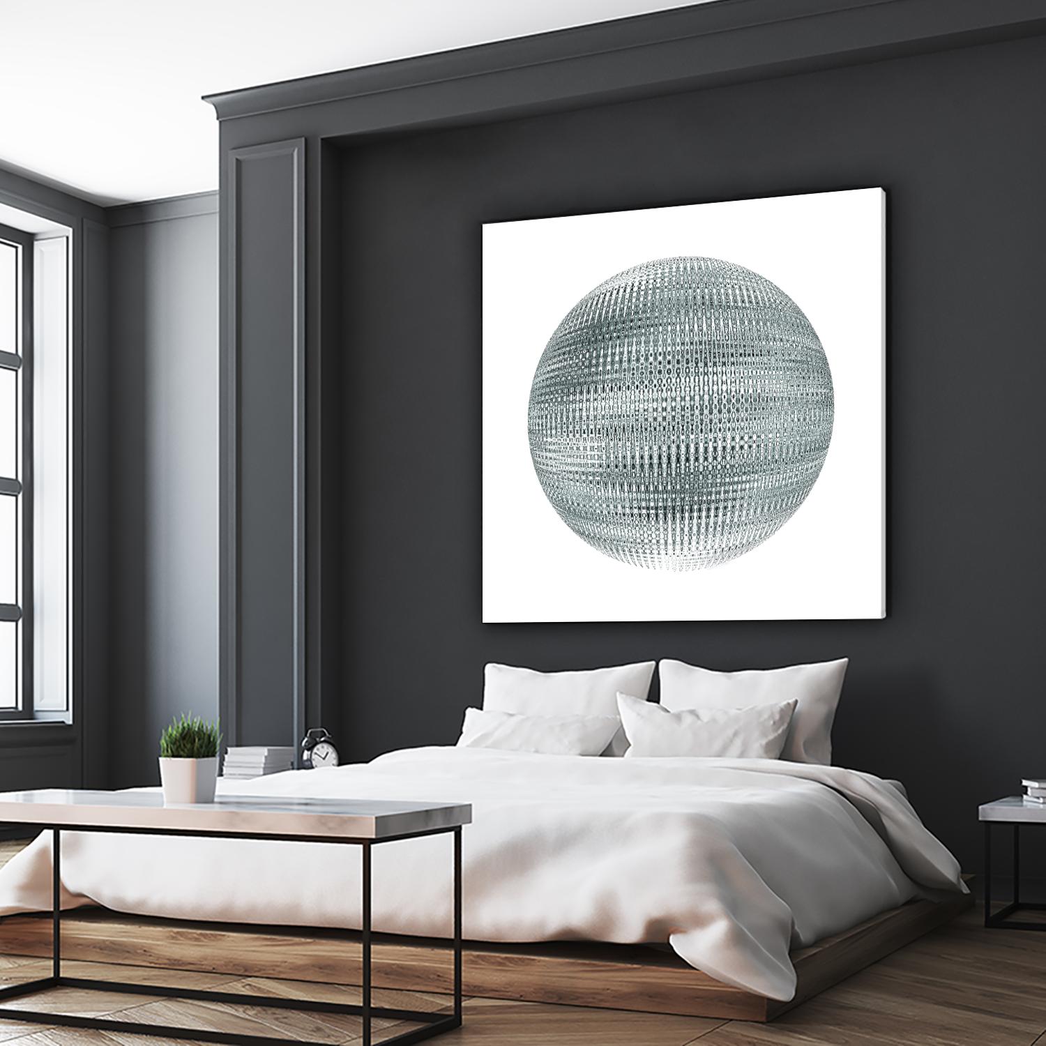 ORB - fond blanc by Celine Cimon on GIANT ART - white abstract canadian artist