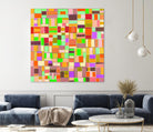 INTERPLAY - jaune by Celine Cimon on GIANT ART - yellow abstract canadian