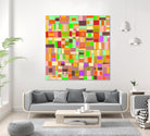 INTERPLAY - jaune by Celine Cimon on GIANT ART - yellow abstract canadian