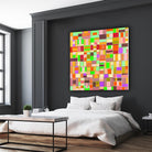 INTERPLAY - jaune by Celine Cimon on GIANT ART - yellow abstract canadian
