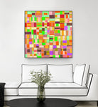 INTERPLAY - jaune by Celine Cimon on GIANT ART - yellow abstract canadian