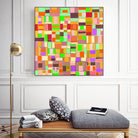 INTERPLAY - jaune by Celine Cimon on GIANT ART - yellow abstract canadian