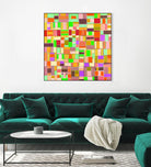 INTERPLAY - jaune by Celine Cimon on GIANT ART - yellow abstract canadian