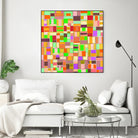 INTERPLAY - jaune by Celine Cimon on GIANT ART - yellow abstract canadian