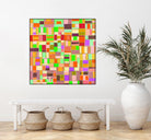 INTERPLAY - jaune by Celine Cimon on GIANT ART - yellow abstract canadian