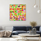 INTERPLAY - jaune by Celine Cimon on GIANT ART - yellow abstract canadian