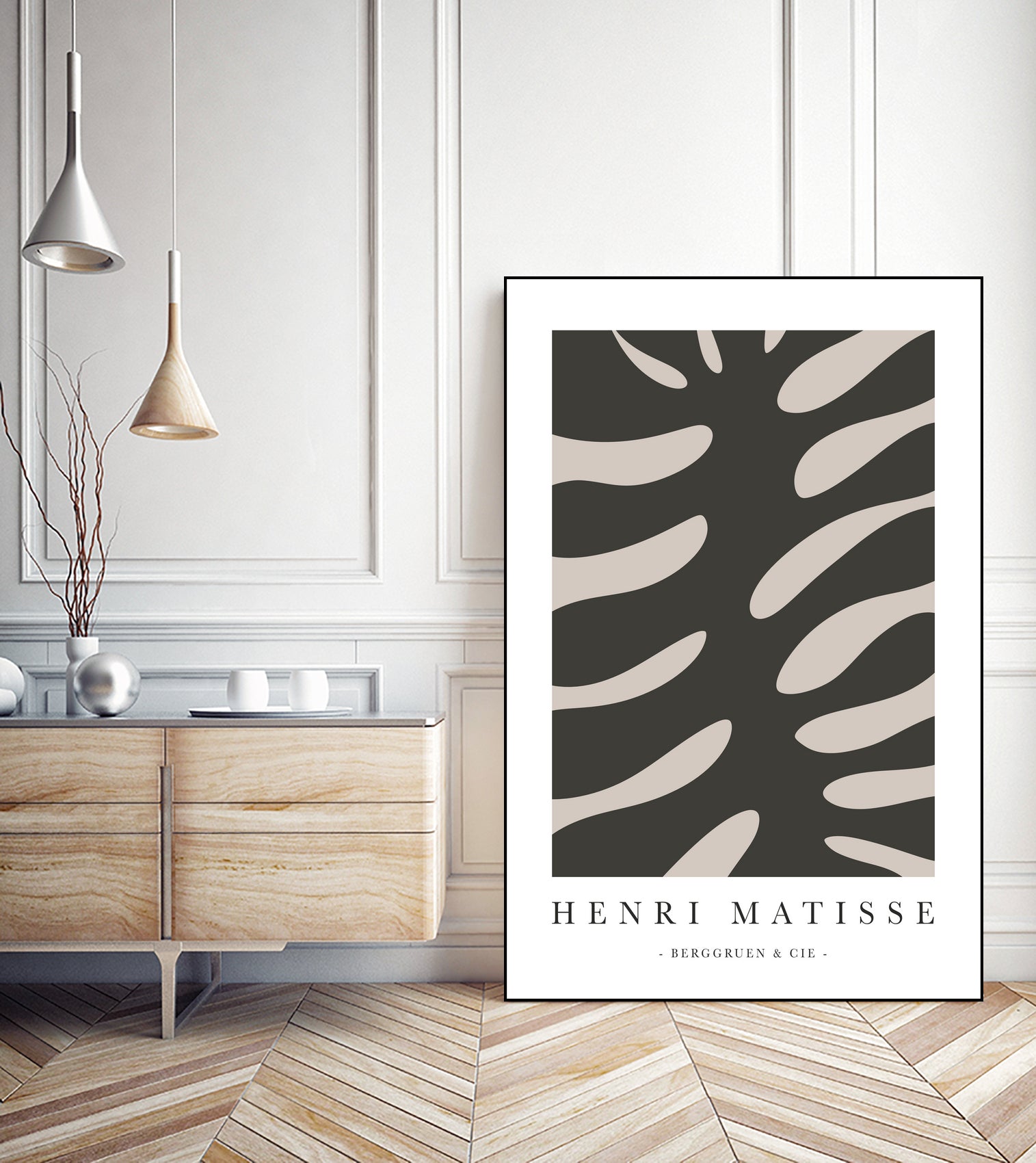 Inspiration II by M Studio on GIANT ART - beige