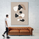 Forms of Art III by M Studio on GIANT ART - beige scandinavian