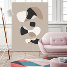 Forms of Art III by M Studio on GIANT ART - beige scandinavian