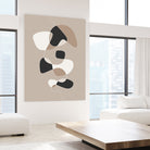 Forms of Art III by M Studio on GIANT ART - beige scandinavian