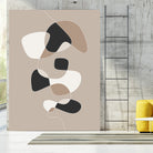 Forms of Art III by M Studio on GIANT ART - beige scandinavian