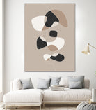 Forms of Art III by M Studio on GIANT ART - beige scandinavian
