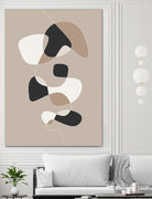 Forms of Art III by M Studio on GIANT ART - beige scandinavian