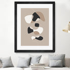 Forms of Art III by M Studio on GIANT ART - beige scandinavian