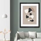 Forms of Art III by M Studio on GIANT ART - beige scandinavian