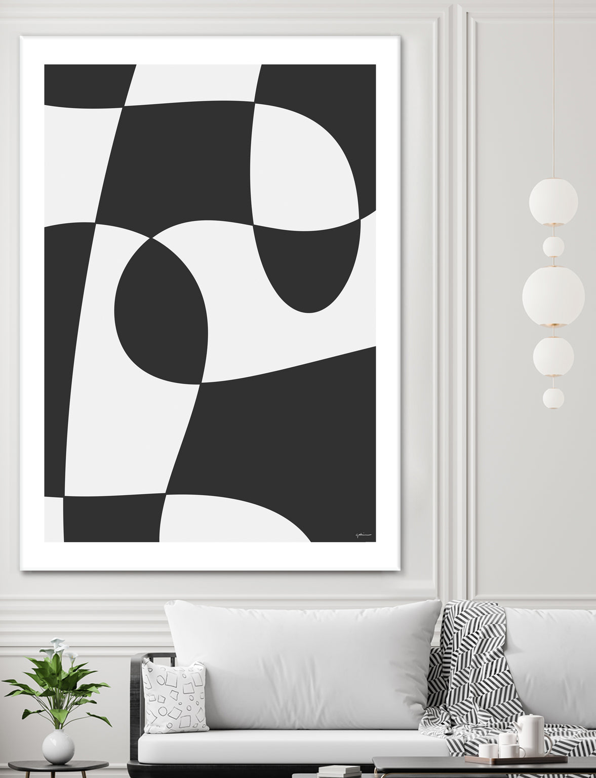Forms of Art IV by M Studio on GIANT ART - black and white