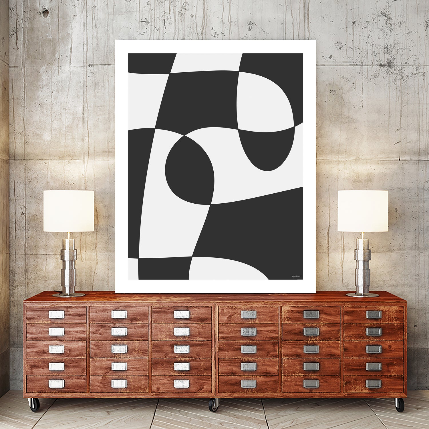 Forms of Art IV by M Studio on GIANT ART - black and white