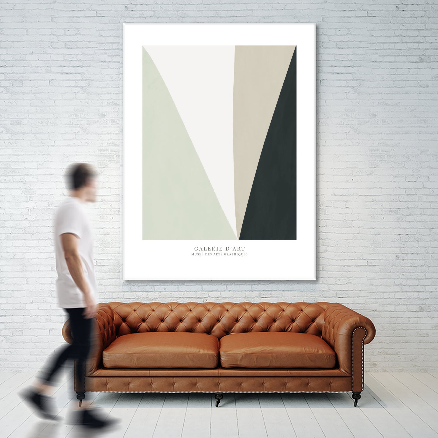 Art Graphique II by M studio on GIANT ART - beige scandinavian