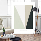 Art Graphique II by M studio on GIANT ART - beige scandinavian
