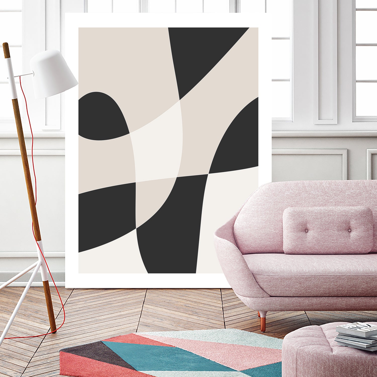 Art Graphique by M Studio on GIANT ART - beige