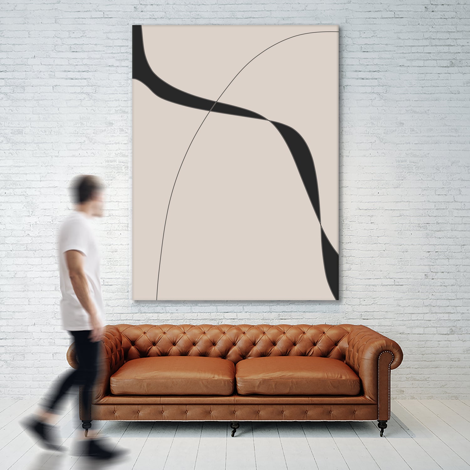 Black Shapes II by Clicart Studio on GIANT ART