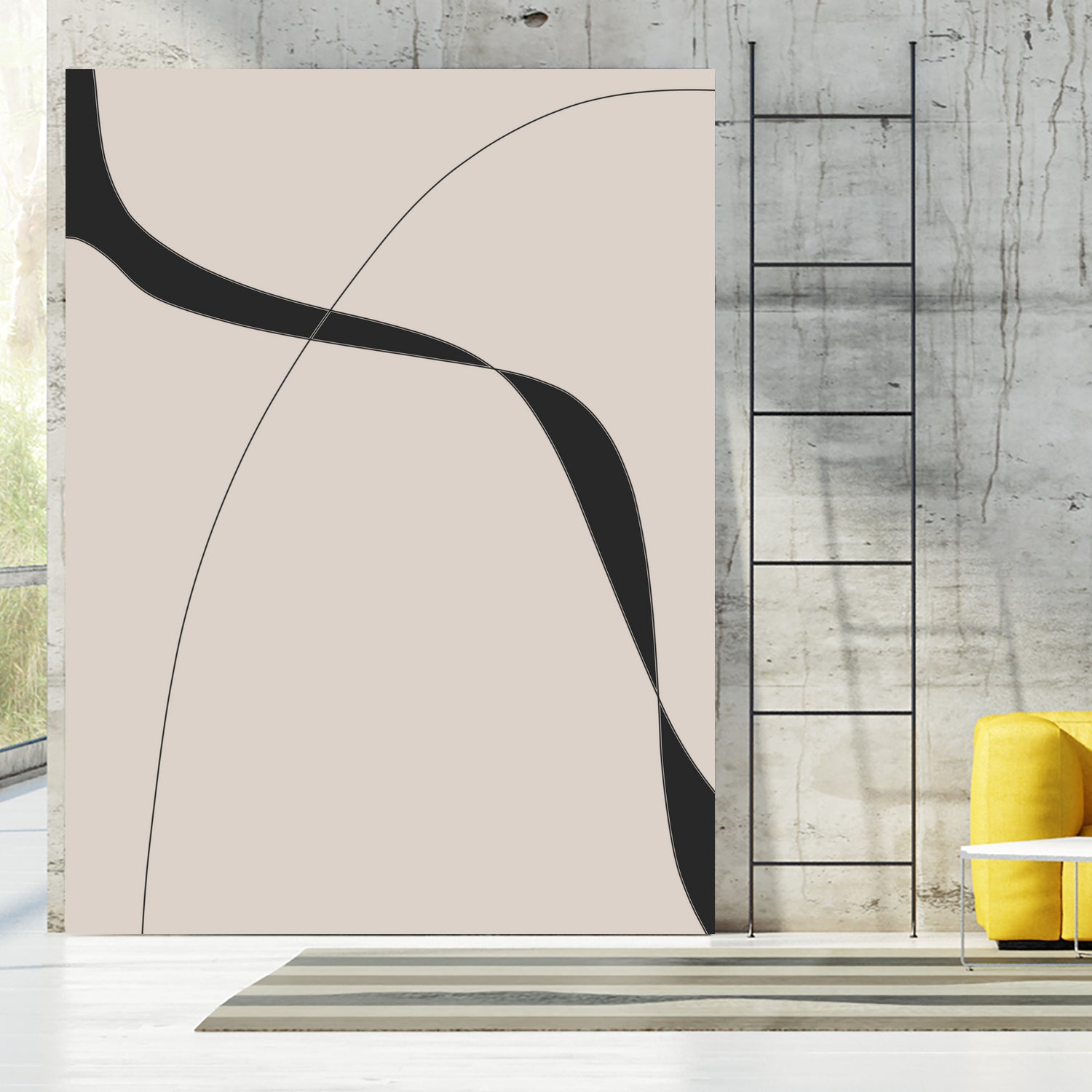 Black Shapes II by Clicart Studio on GIANT ART