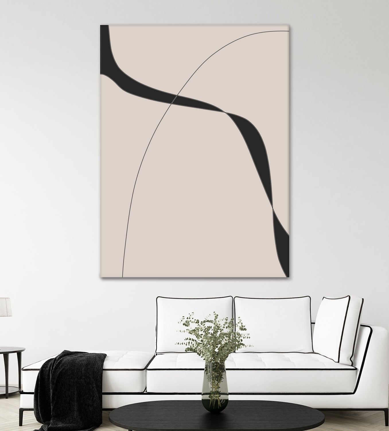 Black Shapes II by Clicart Studio on GIANT ART