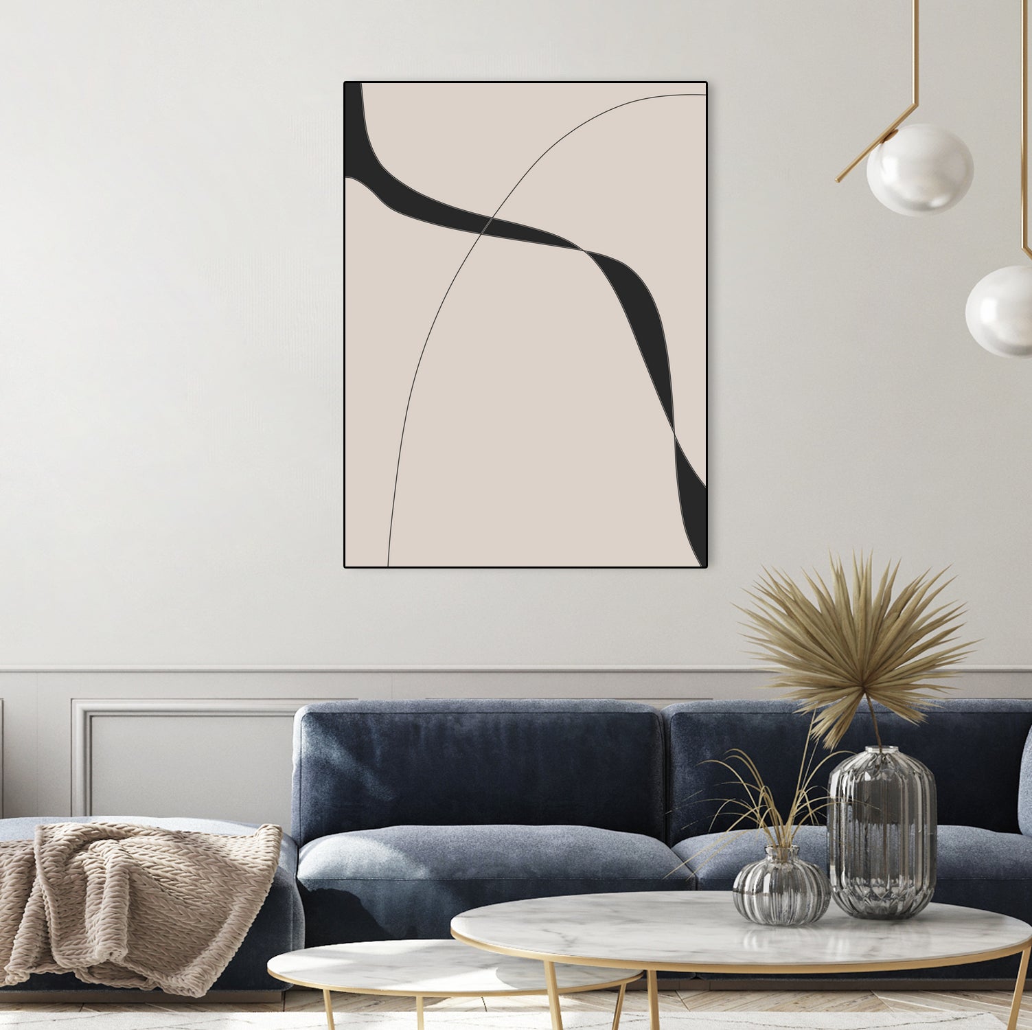 Black Shapes II by Clicart Studio on GIANT ART