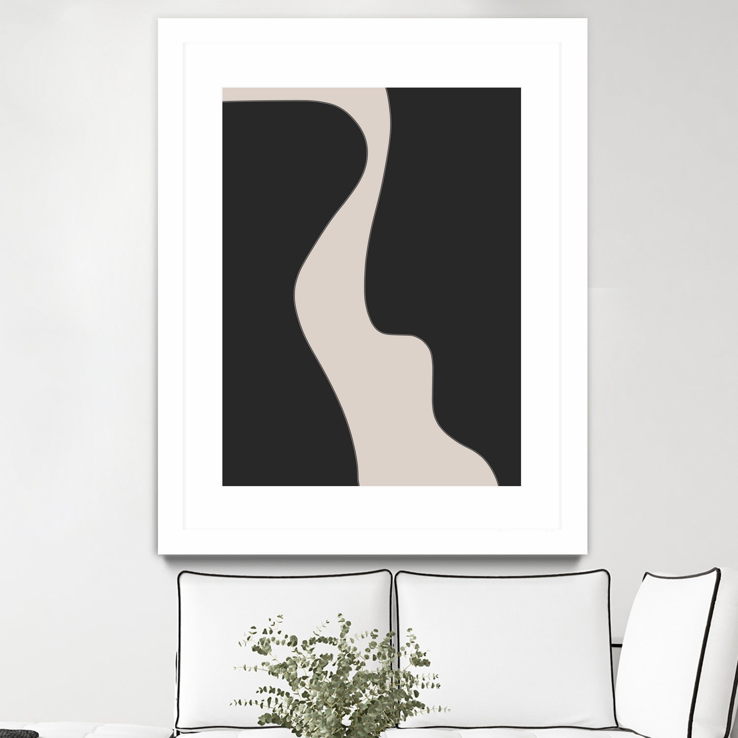Black Shapes by M Studio on GIANT ART