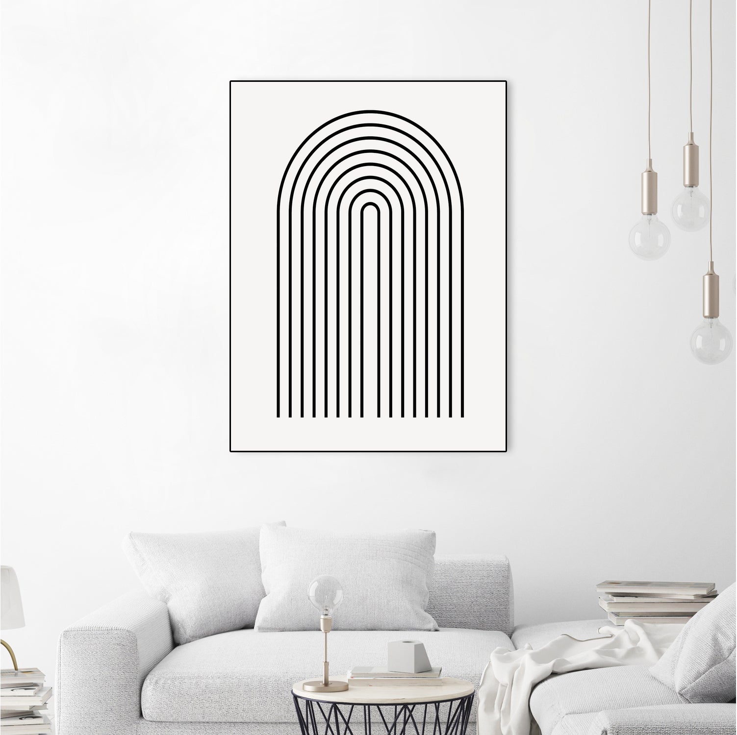 Modern Rainbow by Clicart Studio on GIANT ART