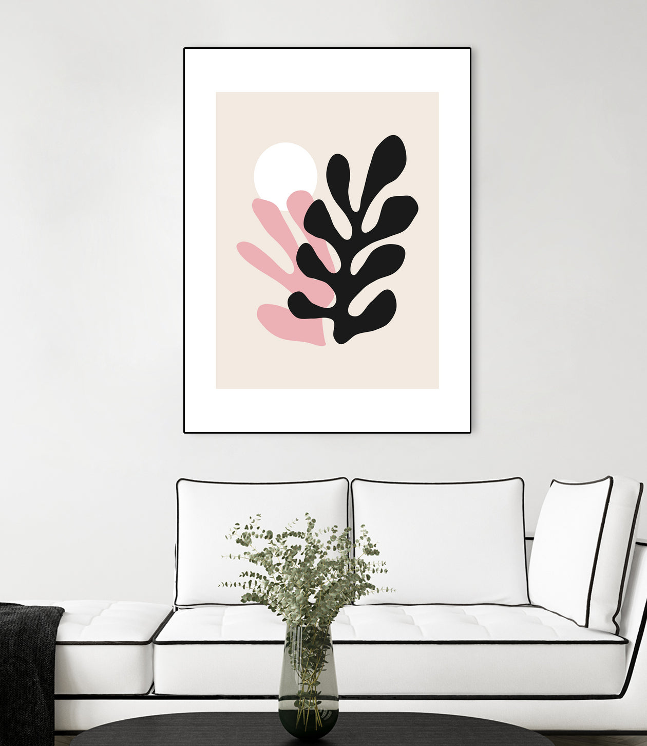Pink Cut Outs III by Clicart Studio on GIANT ART