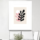 Pink Cut Outs III by M Studio on GIANT ART - beige scandinavian