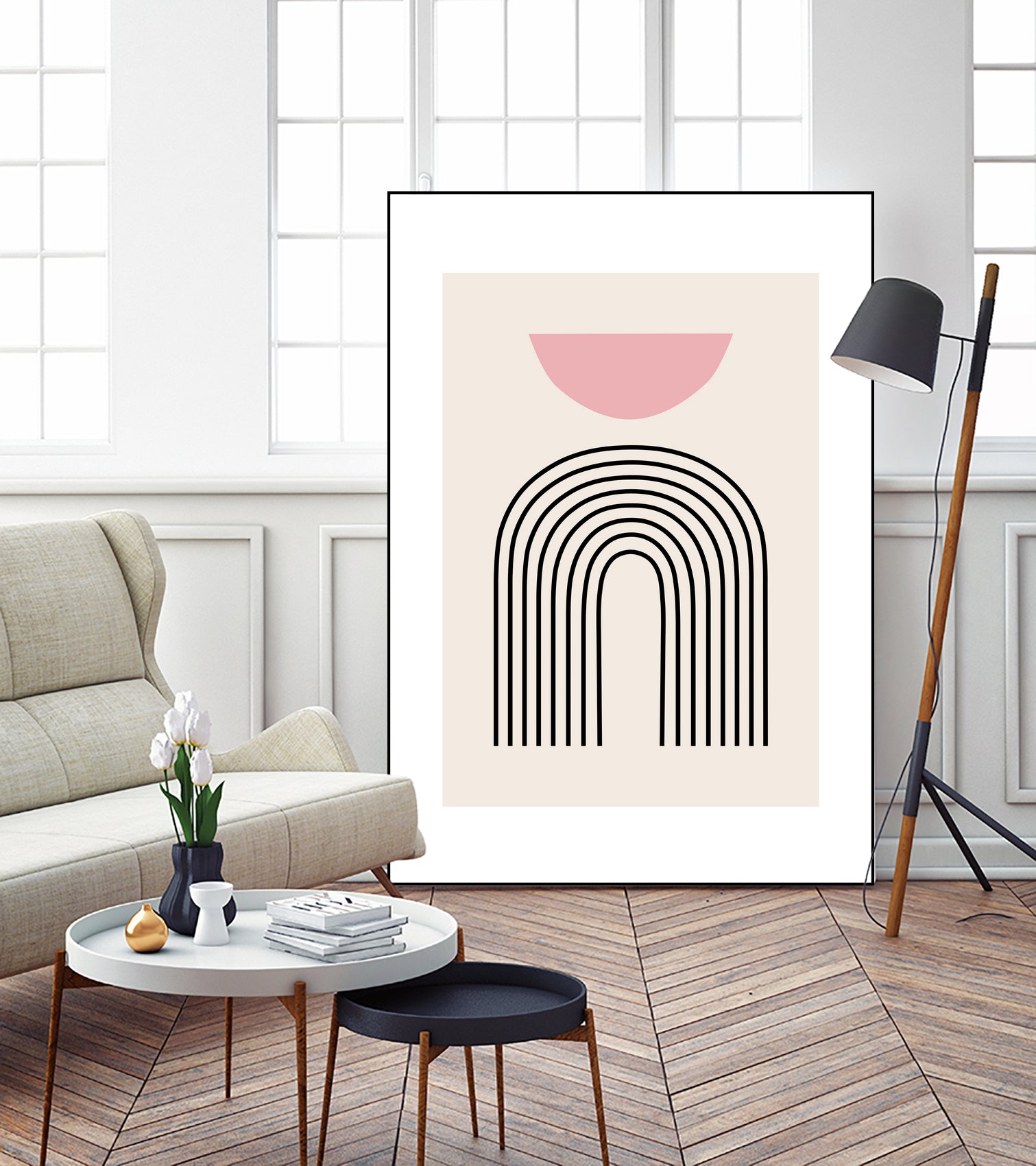 Pink Boho by Clicart Studio on GIANT ART