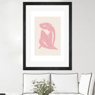 Nude Figure II by M Studio on GIANT ART - beige minimalist