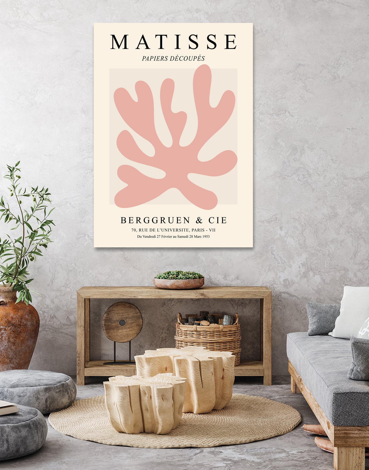 Pink Cut Outs by M Studio on GIANT ART - pink cutouts
