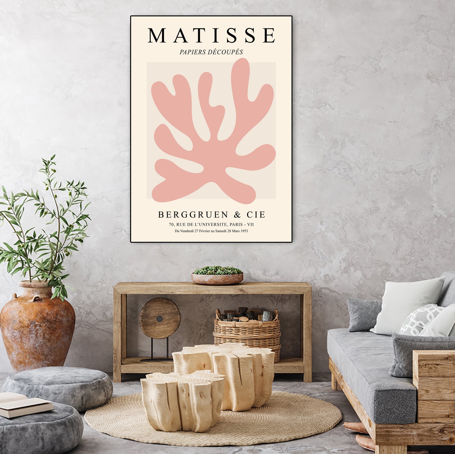 Pink Cut Outs by Matisse on GIANT ART