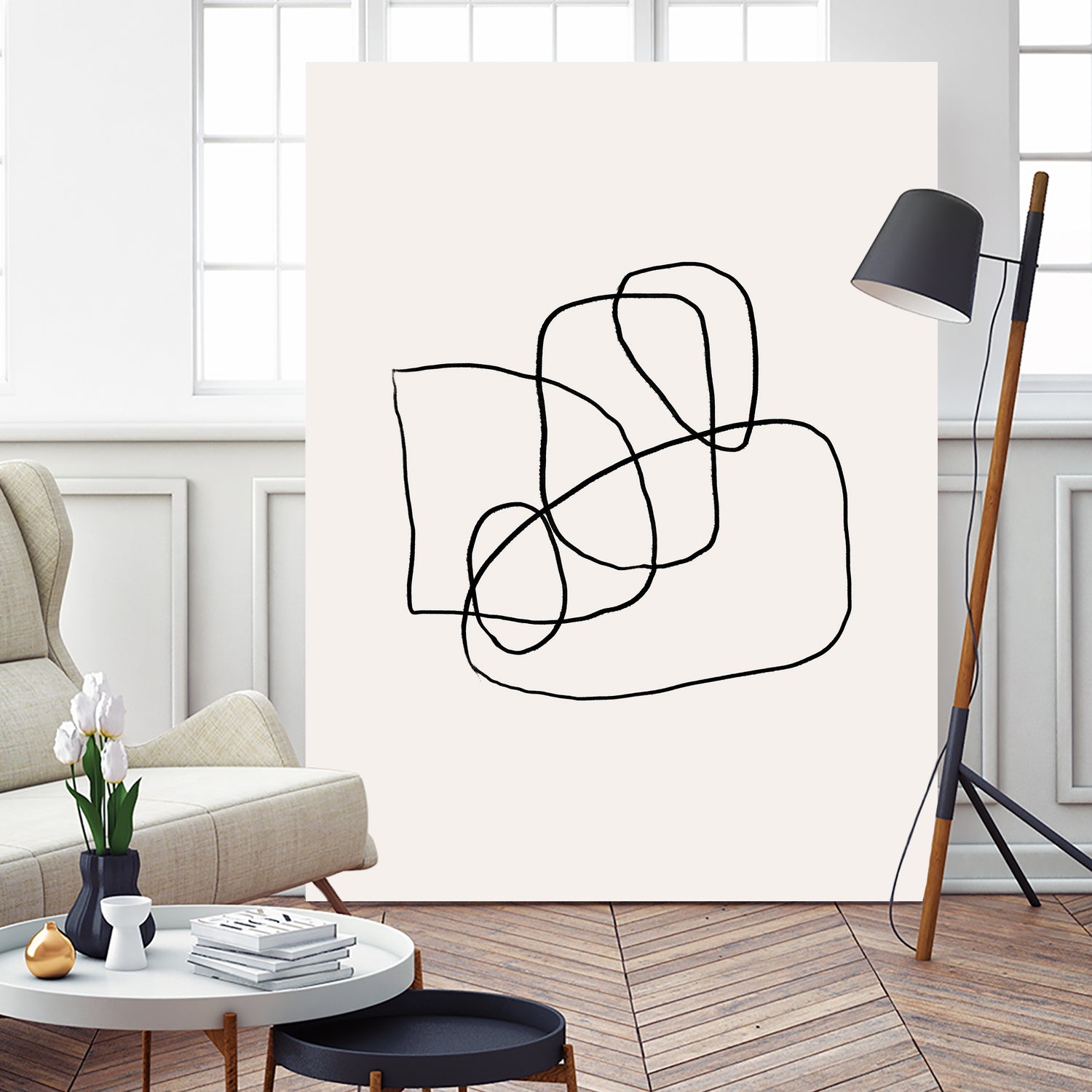 Simple lines by Clicart Studio on GIANT ART
