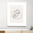 Simple lines by M Studio on GIANT ART - black linear