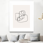 Simple lines by M Studio on GIANT ART - black linear