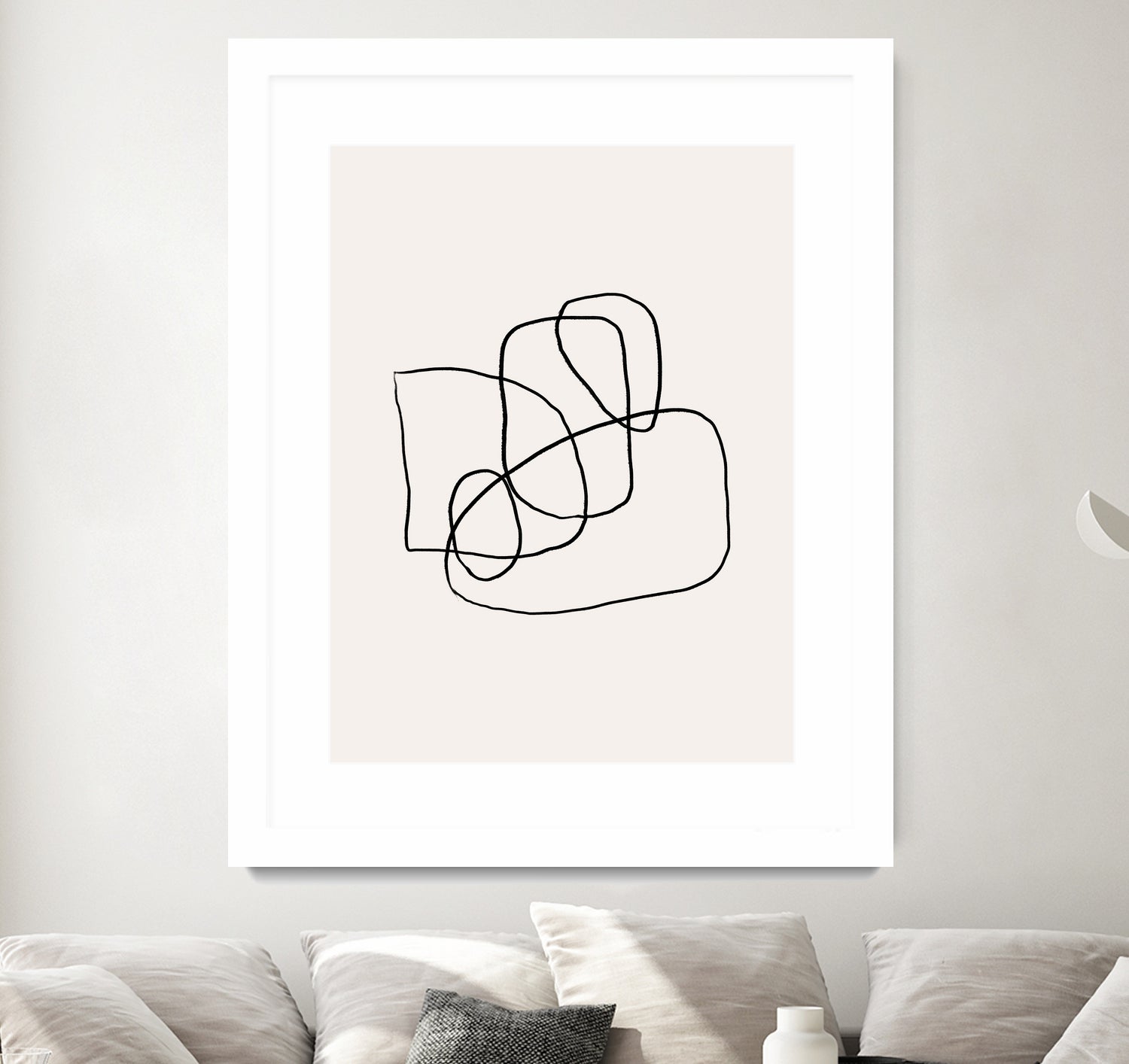 Simple lines by M Studio on GIANT ART - black linear