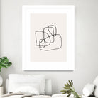 Simple lines by M Studio on GIANT ART - black linear