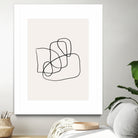 Simple lines by M Studio on GIANT ART - black linear