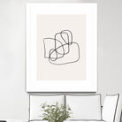 Simple lines by M Studio on GIANT ART - black linear